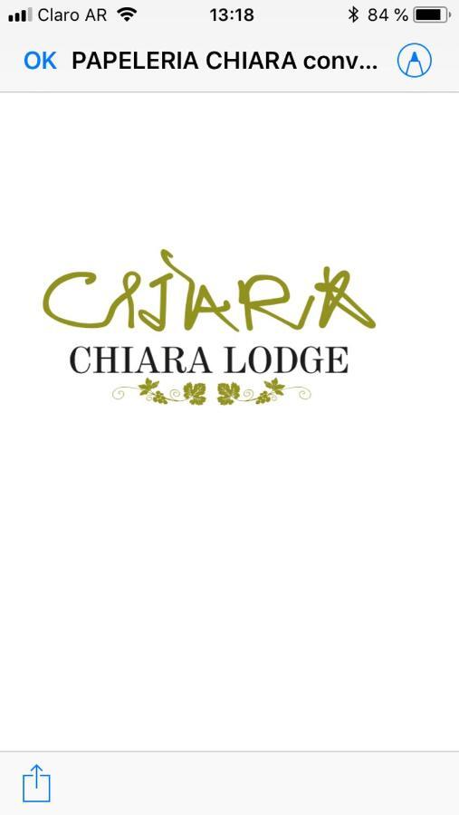 Chiara Lodge Chacras de Coria Exterior photo